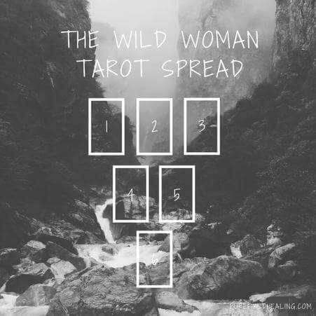 wild woman Tarot spread by Purefield
