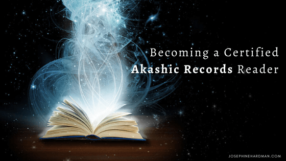 open Akashic Records book with white light coming out