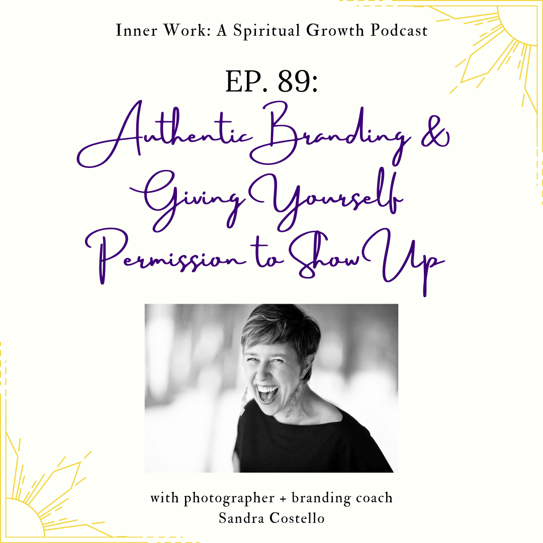 spiritual podcast authentic branding cover art