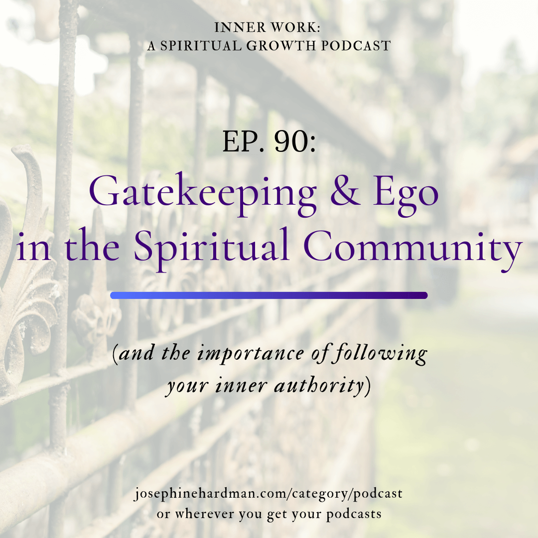 image of gate spiritual podcast gatekeeping and ego in spiritual community