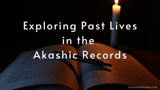 open book with pen and candle Akashic Records past life