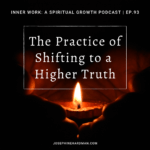 hands holding candle spiritual podcast