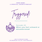 beige background figure in meditation spiritual podcast