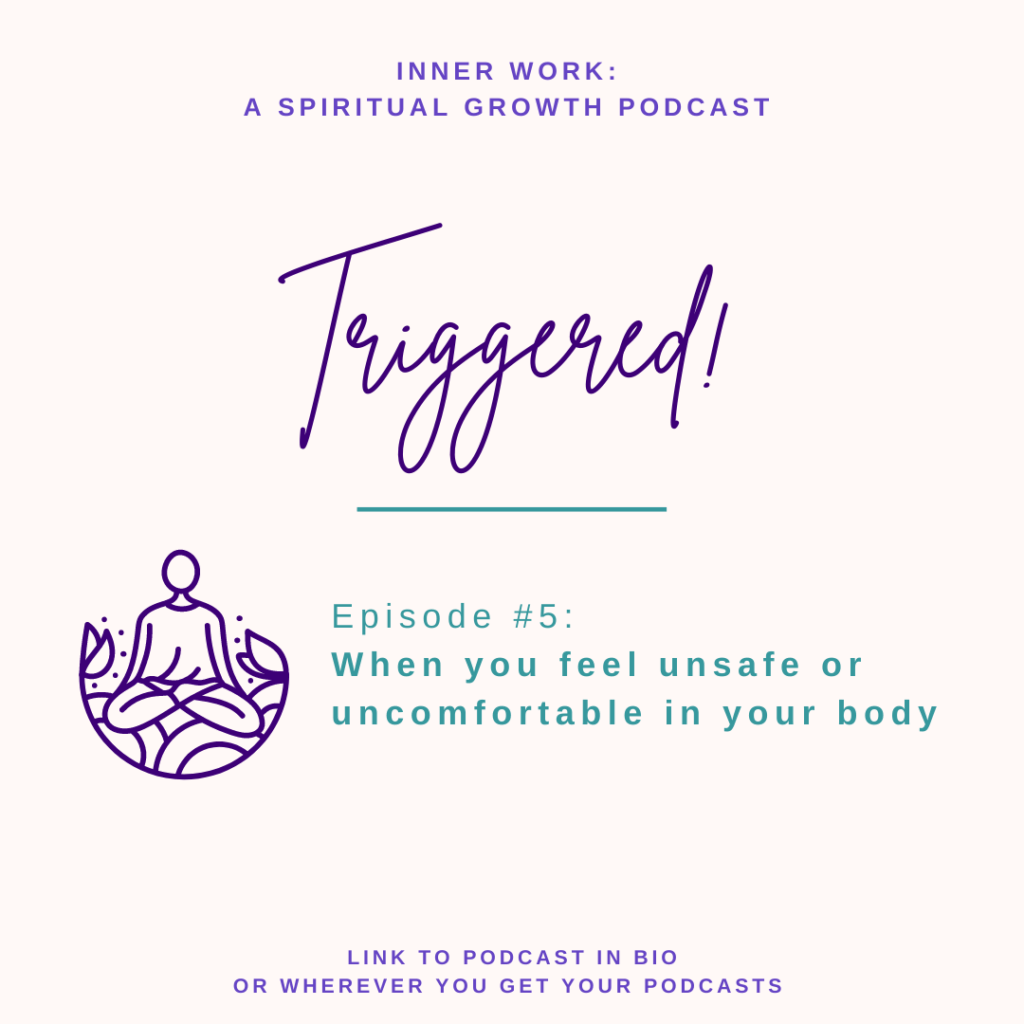 figure meditating Triggered spiritual podcast