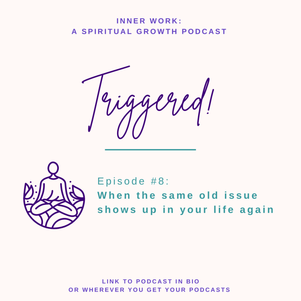 spiritual podcast image of person in meditation