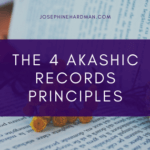 open book with flowers 4 Akashic Records healing principles blog title