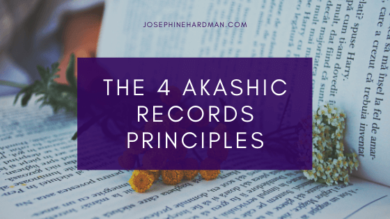 open book with flowers 4 Akashic Records healing principles blog title