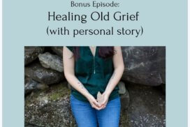 photo Josephine Hardman holding crystal spiritual podcast on healing grief