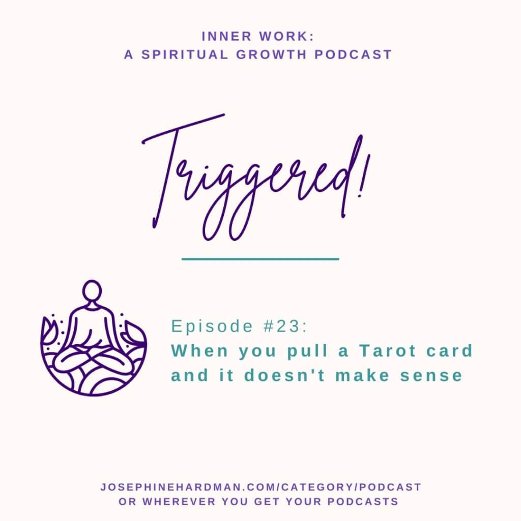 person sitting in meditation spiritual podcast how to read tarot