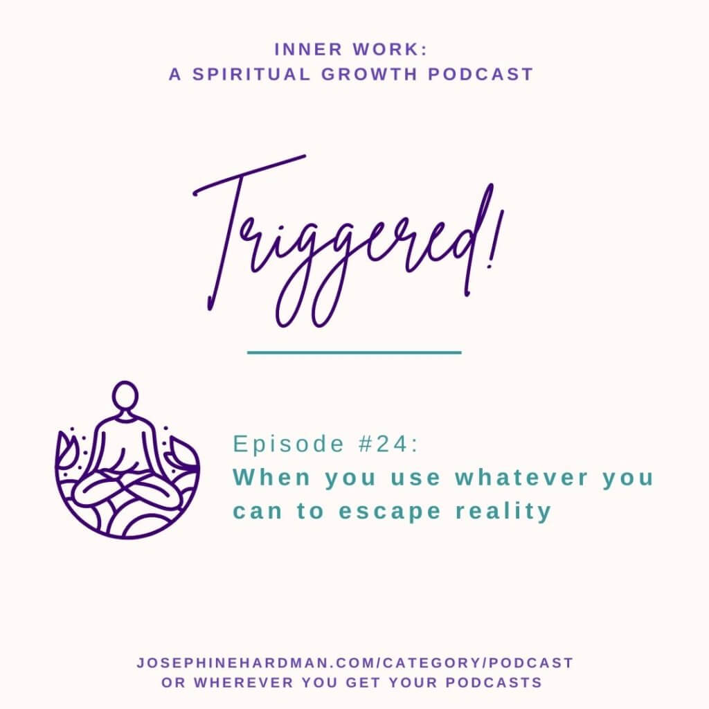 person sitting in meditation spiritual podcast inner work