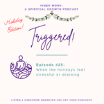 person sitting in meditation spiritual podcast healing