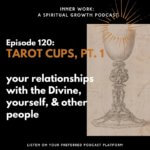 image of an old cup tarot podcast spirituality