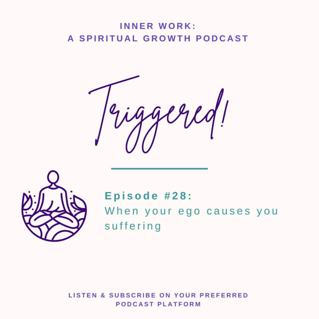 person sitting in meditation spiritual podcast inner work