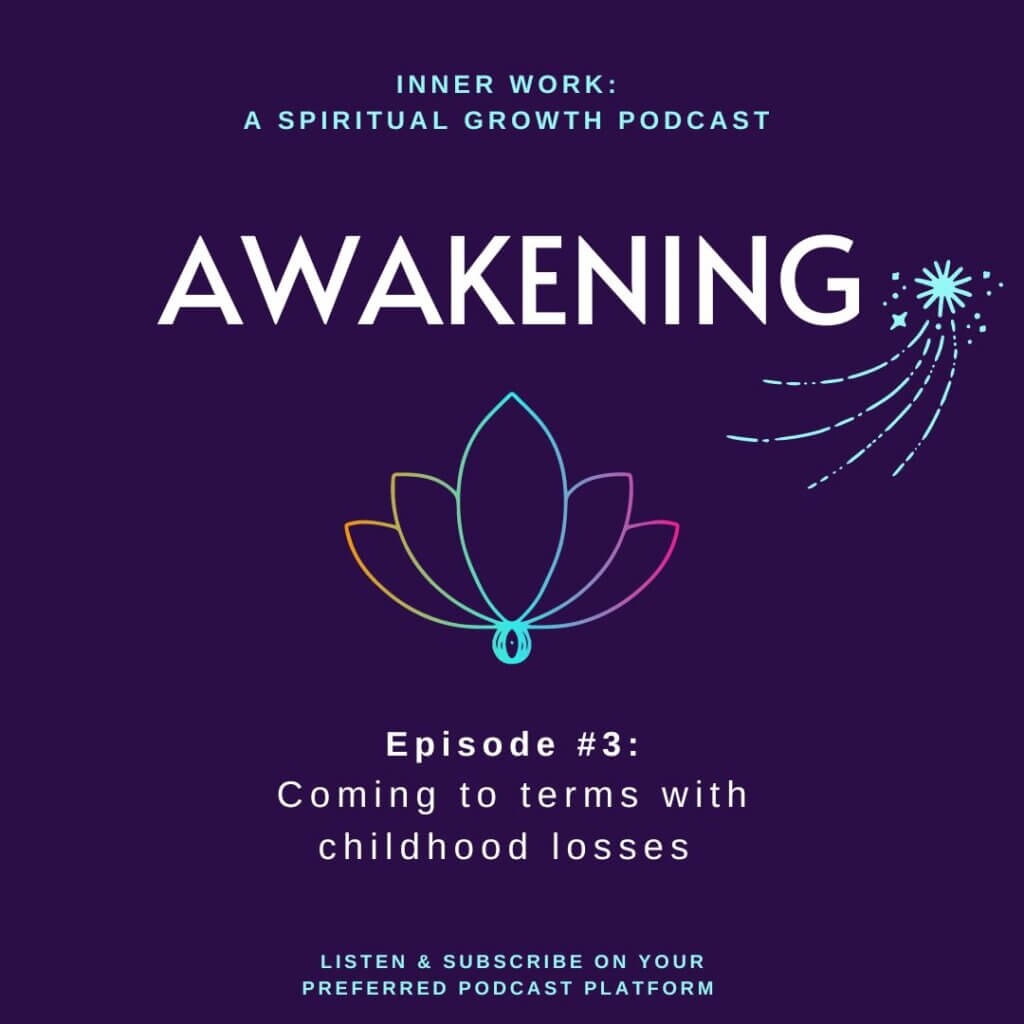 awakening inner work podcast open lotus flower