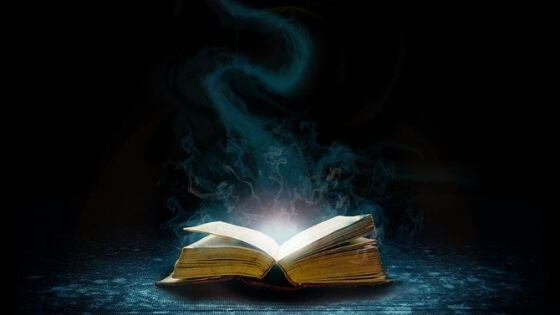 dark background open book Akashic Records