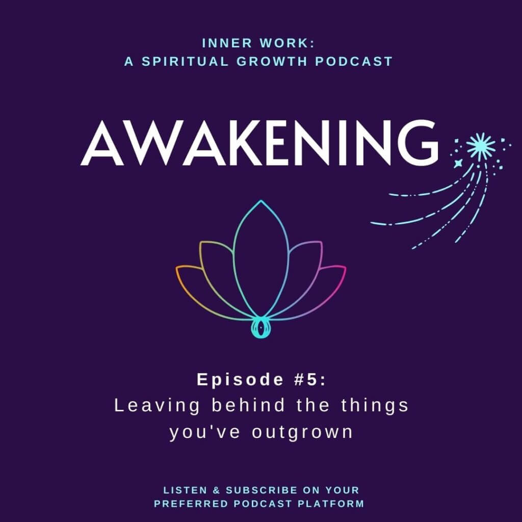 lotus flower purple background awakening spiritual podcast