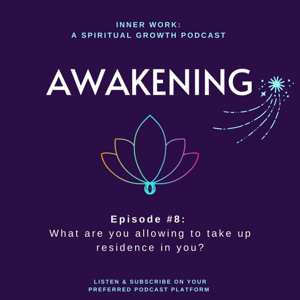 purple background lotus flower Inner Work spiritual podcast