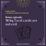 image of Tarot cards inner work spiritual podcast
