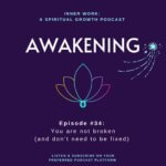 lotus flower purple inner work spiritual growth podcast Josephine Hardman