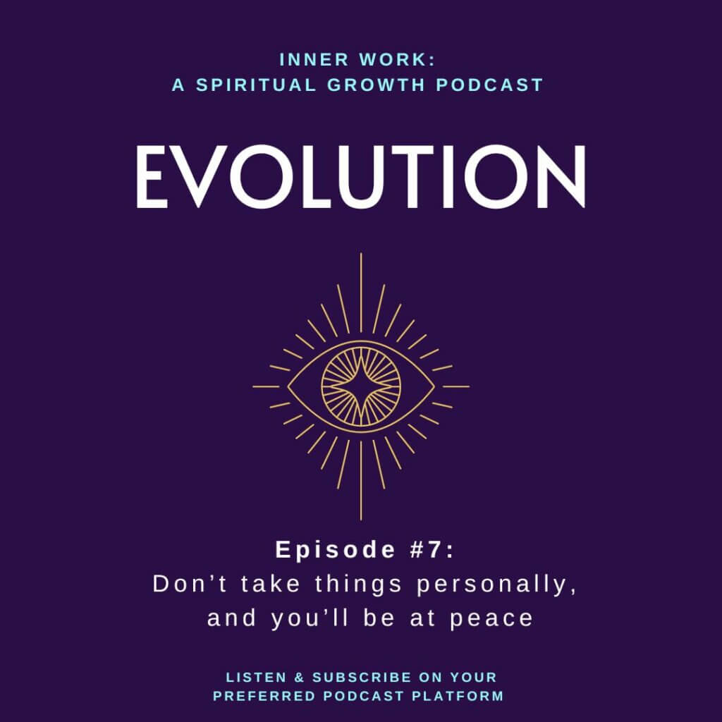 inner work spiritual growth podcast purple background gold star Josephine hardman